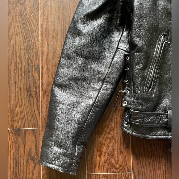 Bonus Genuine Leather Motorcycle Jacket - Picture 4 of 12